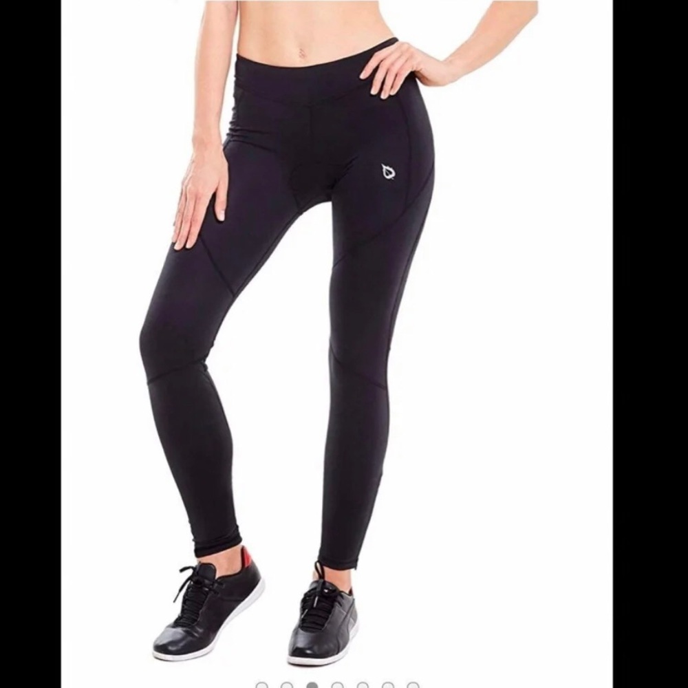 Baleaf Black Women's Padded Bike Pants Leggings Size S